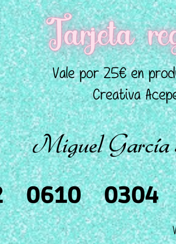 Tarjeta regalo