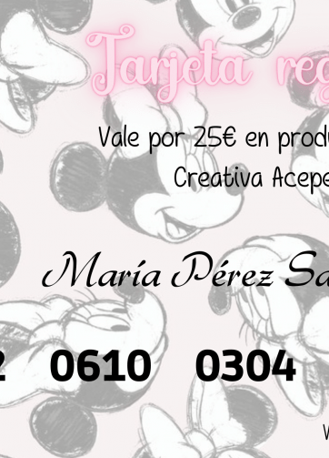 Tarjeta de regalo virtual