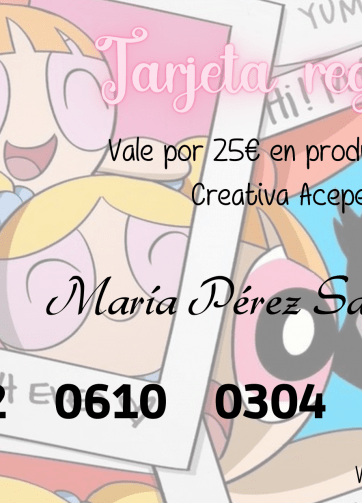Tarjeta regalo