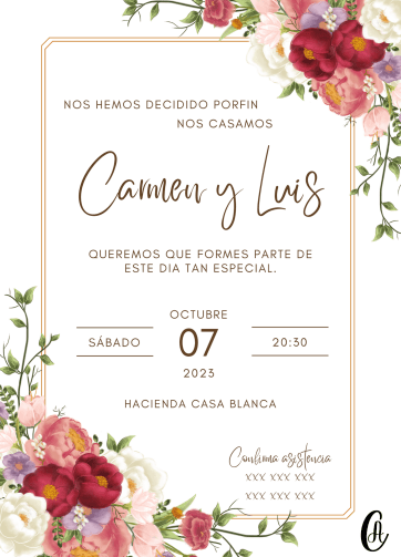 invitación de boda susurros de amor.alt