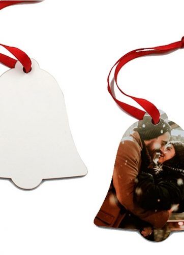 adorno de navidad de madera