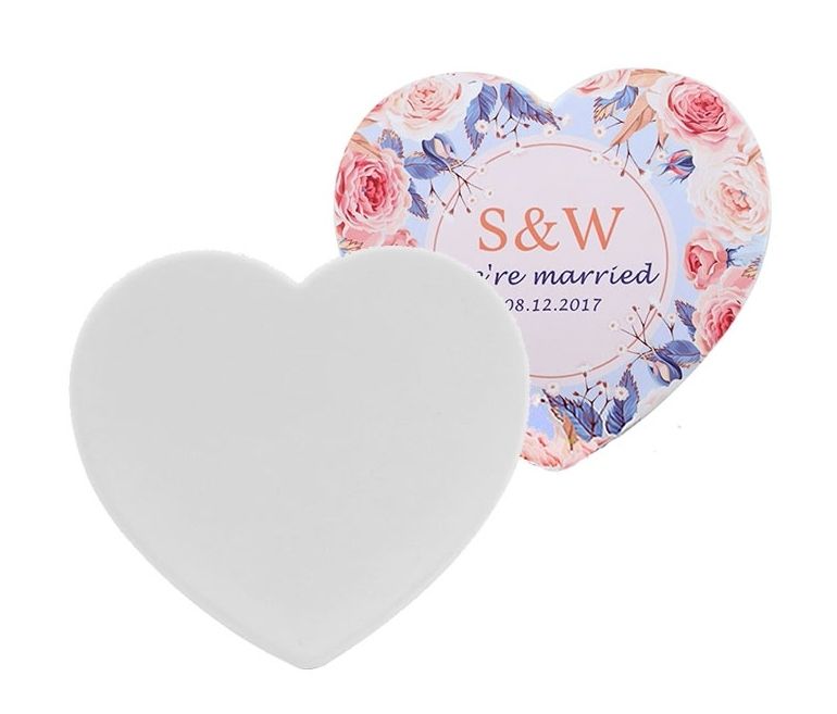 posavasos de corazón de arenisca
