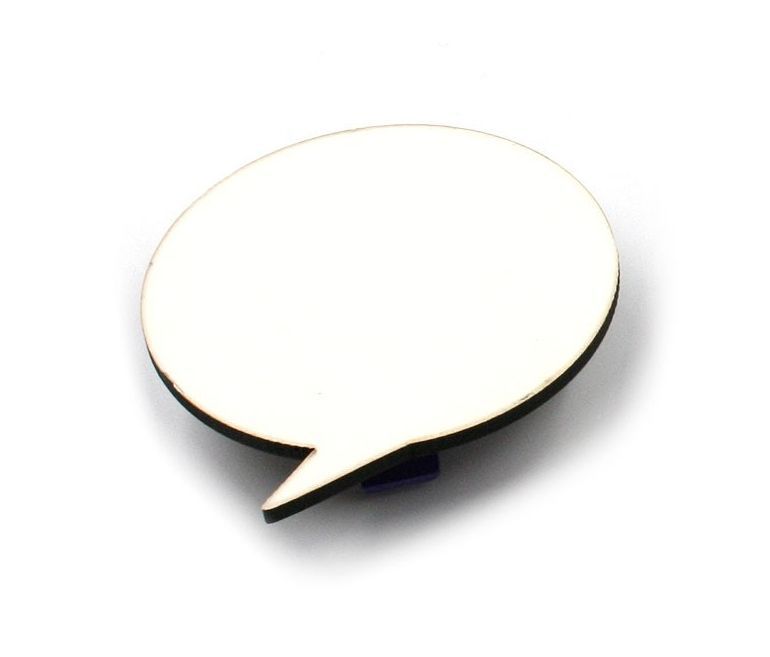 Imán De Madera Con Pinza Personalizado