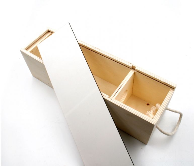 Caja De Madera Para Vino Personalizada - Imagen 2