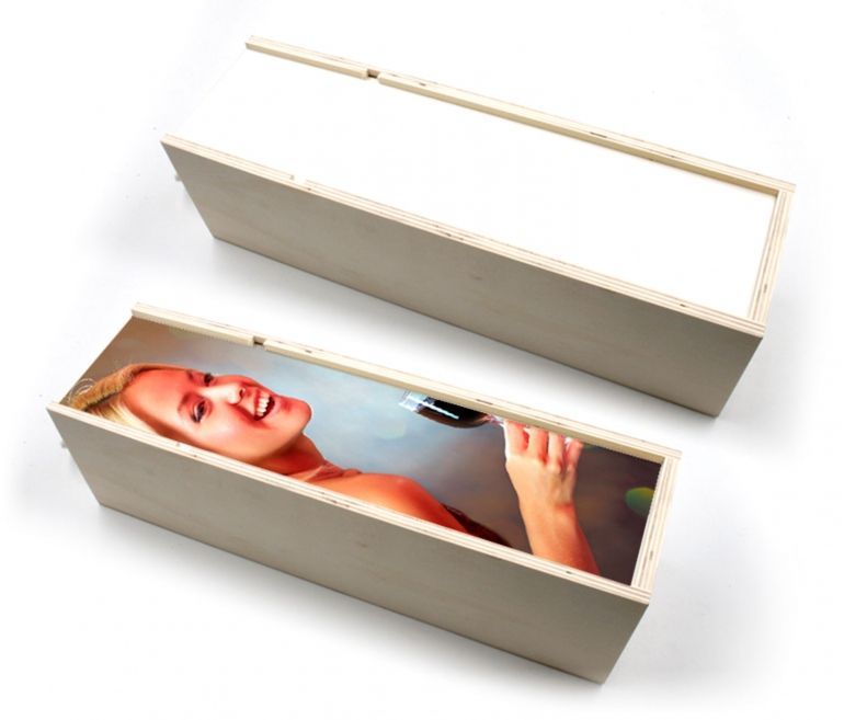 Caja de madera para vino
