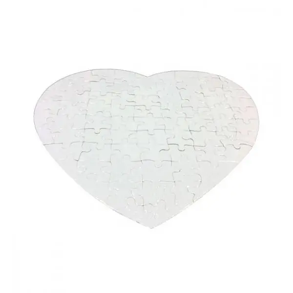 Puzzle De Cartón En Forma De Corazón Personalizado - Imagen 2