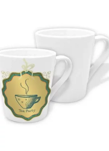 Taza de cerámica cónica