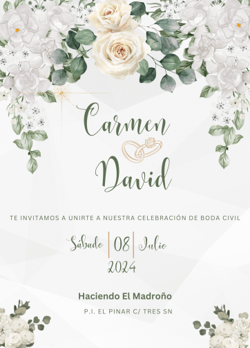 invitación de boda