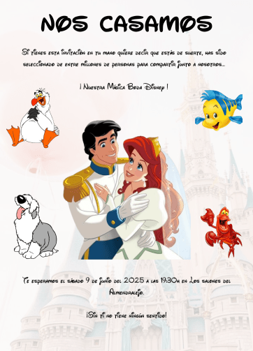 invitación de boda