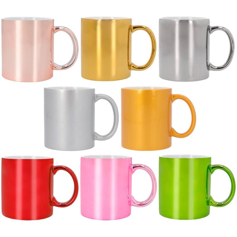 Taza De Cerámica Efecto Metalizado - Imagen 4