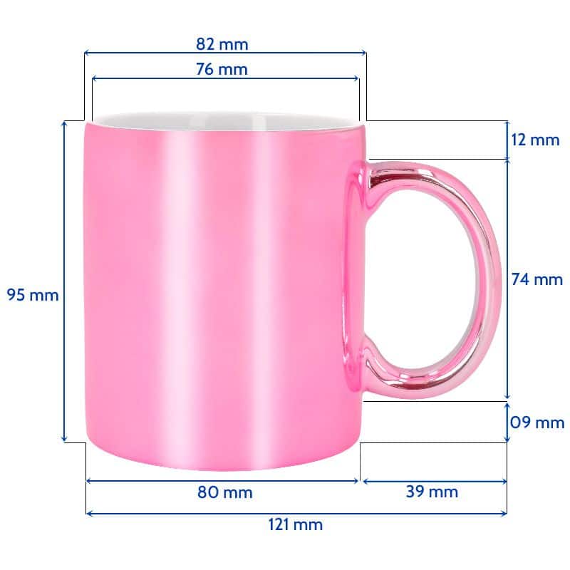 Taza De Cerámica Efecto Metalizado - Imagen 5